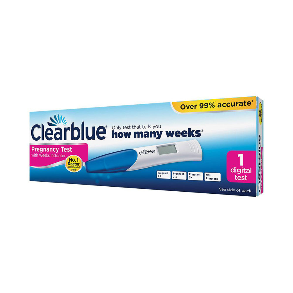 CLEARBLUE WEEKS INDICATOR PREGNANCY TEST 1'S