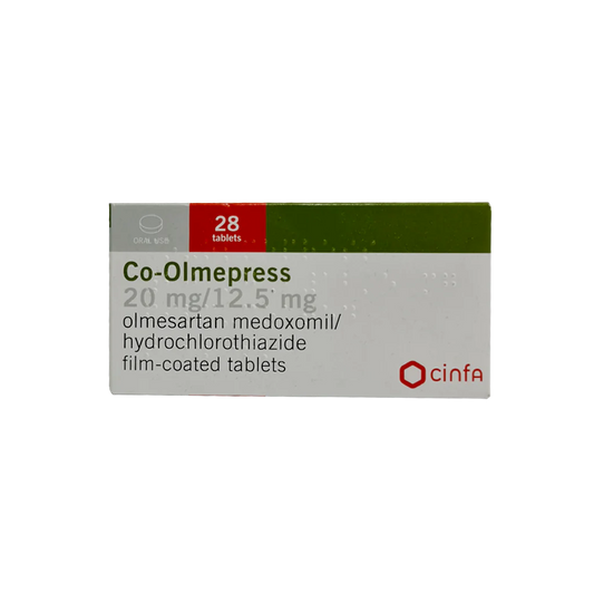 Co-Olmepress 20mg/12.5mg Tablets 28'S