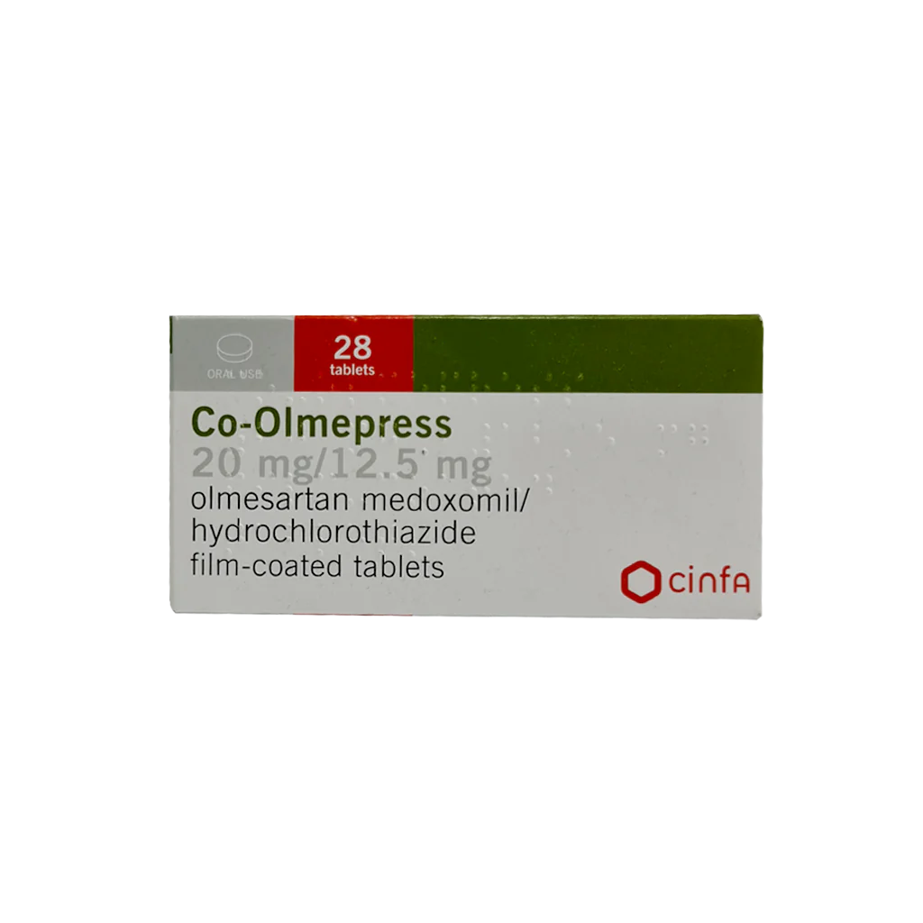 Co-Olmepress 20mg/12.5mg Tablets 28'S