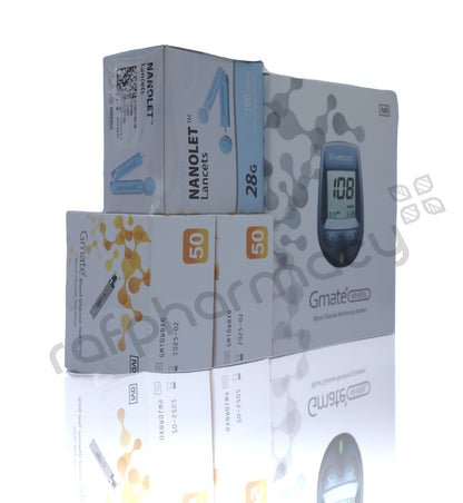 COMBO PACK GMATE WHEEL PG-300+100 TEST STRIPS +110 LANCETS