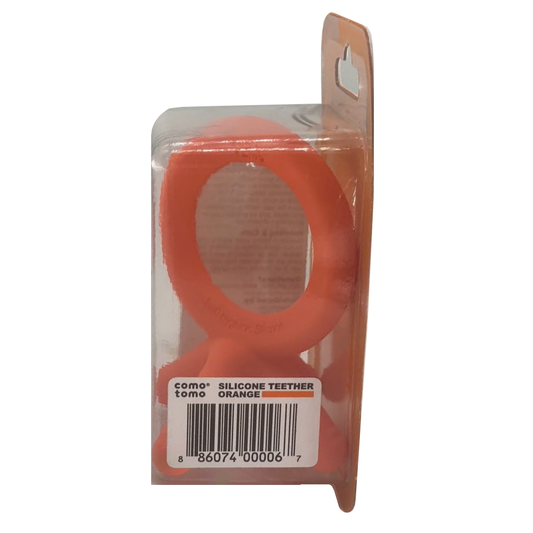 Como Tomo Silicone Teether-Orange-3M+