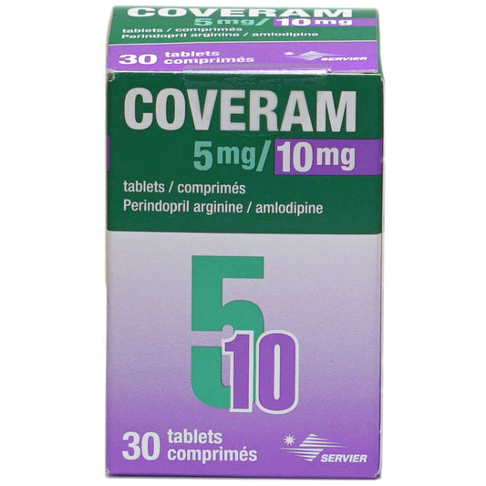 Coveram 5Mg/10Mg Tablets 30'S