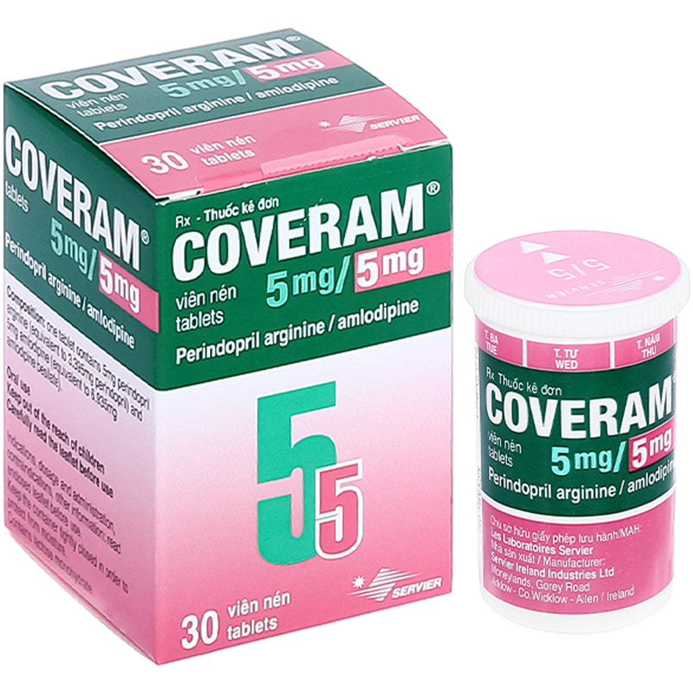 Coveram 5Mg/5Mg Tablets 30'S
