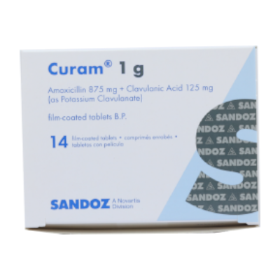 Curam 1gm Tablets 14'S