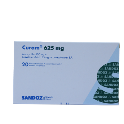 Curam 625mg Tablets 20'S