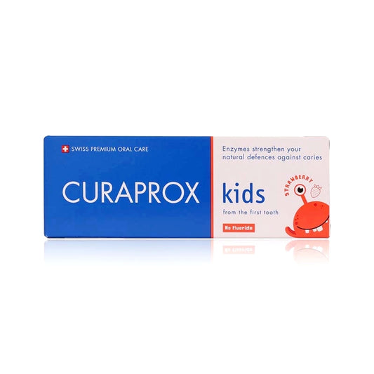 CURAPROX KIDS TOOTHPASTE STRAWBERRY FLAVOR NO FLUORIDE 60ML