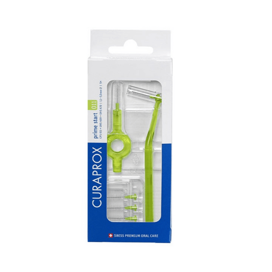 Curaprox Prime Plus Cps011 Interdental Brush With Holder Lime Green