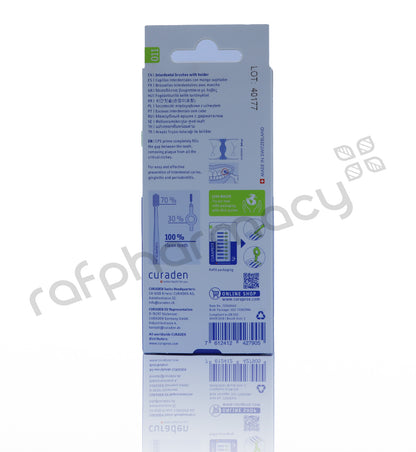 فرشاة بين الأسنان CURAPROX PRIME START CPS011 مع حامل