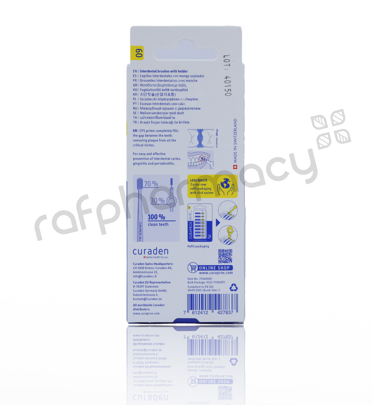 فرشاة بين الأسنان CURAPROX PRIME START CPS09 مع حامل