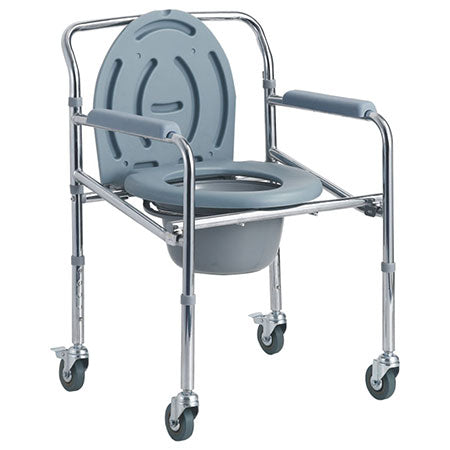 Dayang Commode Chair Chrome Plated Steel Folding Foldable Frame Dy02696 5
