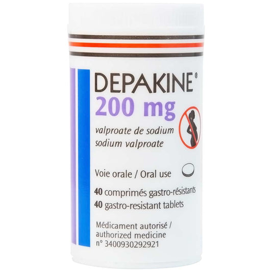 Depakine 200mg Tablets 40'S