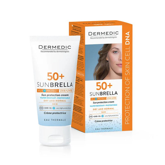 Dermedic Sunbrella Spf50+ Sun Protection Cream For Sensitive Skin 50ml 1+1 Free