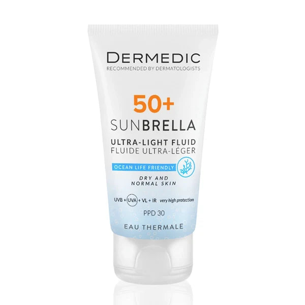 Dermedic Sunbrella Ultra-Light Fluid Spf50+ Dry And Normal Skin 40ml 1+1 Free