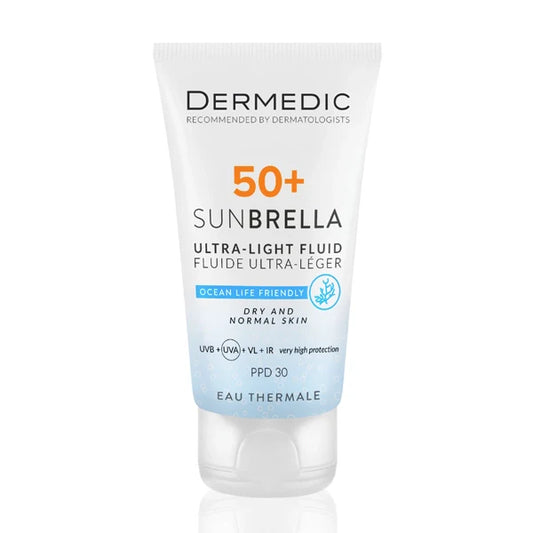 Dermedic Sunbrella Ultra-Light Fluid Spf50+ Dry And Normal Skin 40ml 1+1 Free