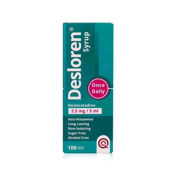 Desloren 2.5mg/5ml Syrup 100ml – Raf Pharmacy