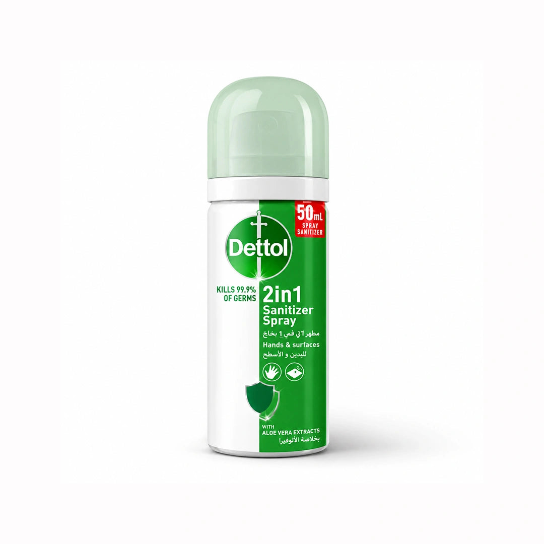 Dettol 2in1 Sanitizer Spray 50ml