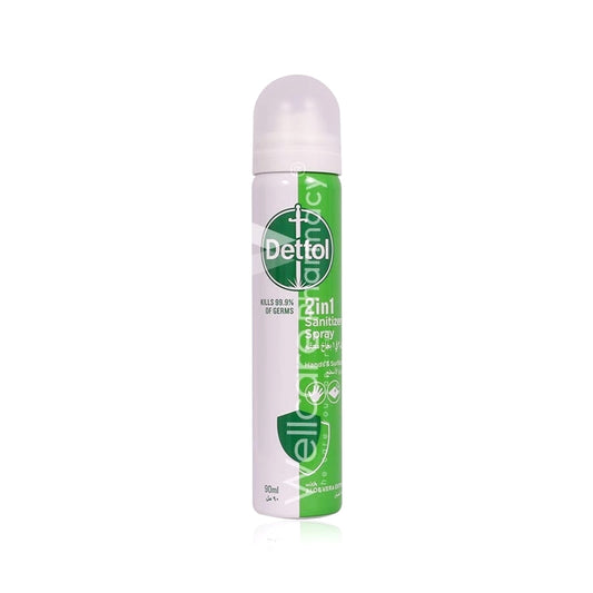 DETTOL 2IN1 SANITIZER SPRAY 90ML