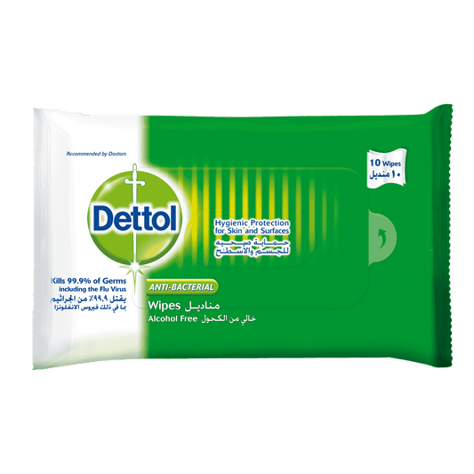 Dettol Anti Bacterial Wipes 10'S