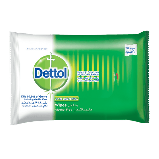 DETTOL ANTIBACTERIAL SKIN WIPES 20'S