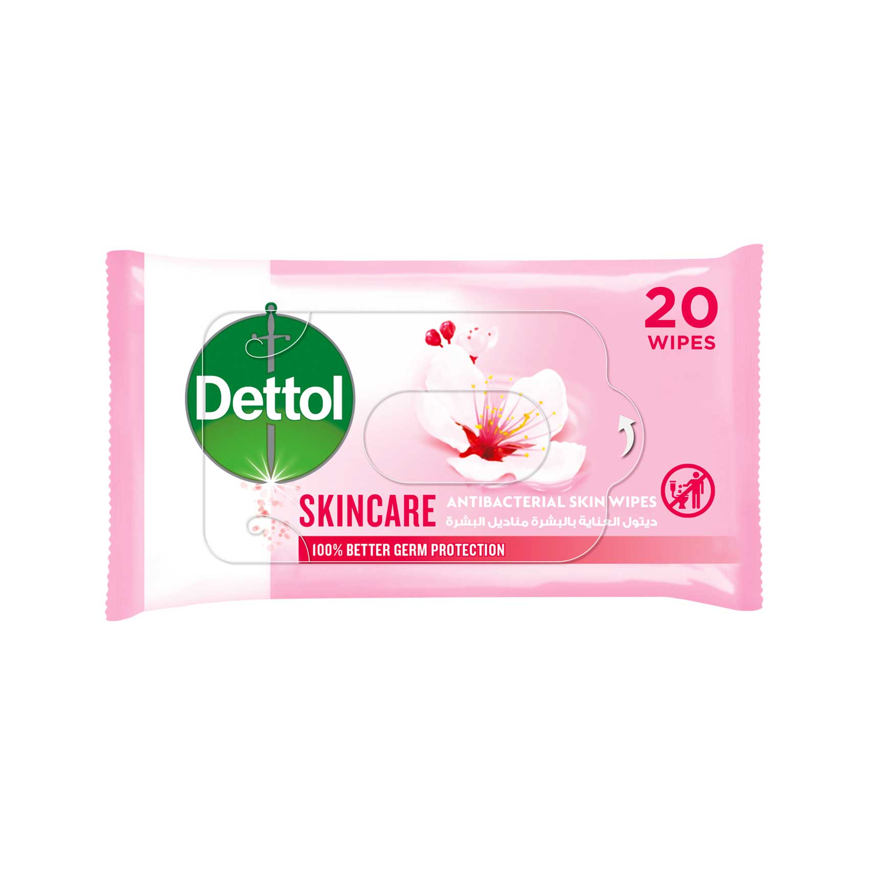Dettol Skincare Wipes 20'S