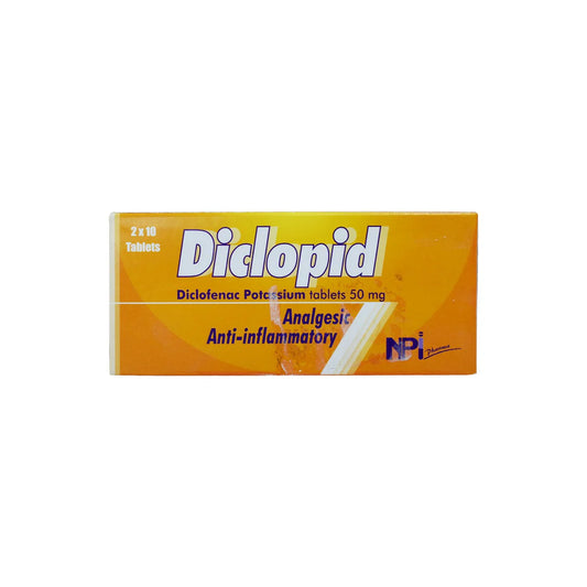 Diclopid 50mg Tablets 20'S
