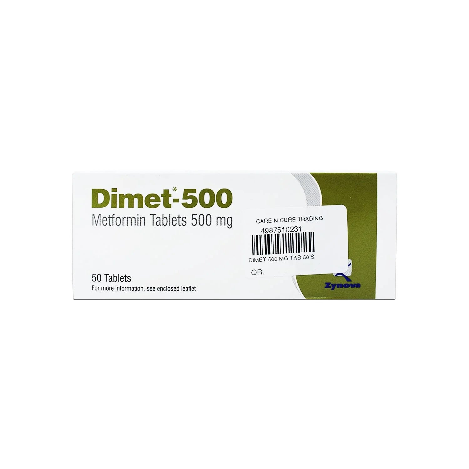 Dimet 500Mg Tablets 50'S