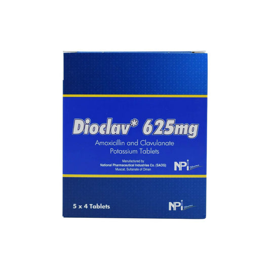 Dioclav 625mg Tablets 20'S