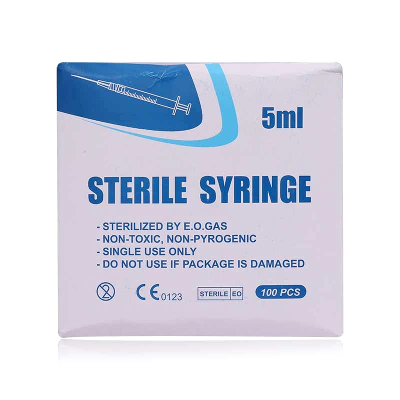 Disposable Sterile Syringe 5Ml 100'S