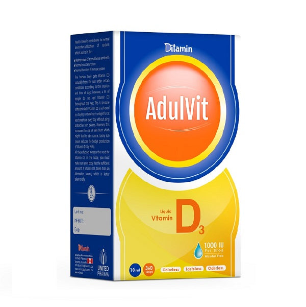 DITAMIN ADULT VITAMIN D3 1000 IU DROPS 10ML