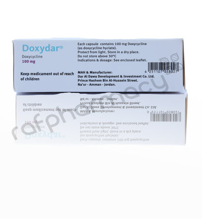 Doxydar 100mg Capsule 8'S