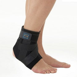 Med A002-1 Cross Strap Ankle Support With Stays Large Left