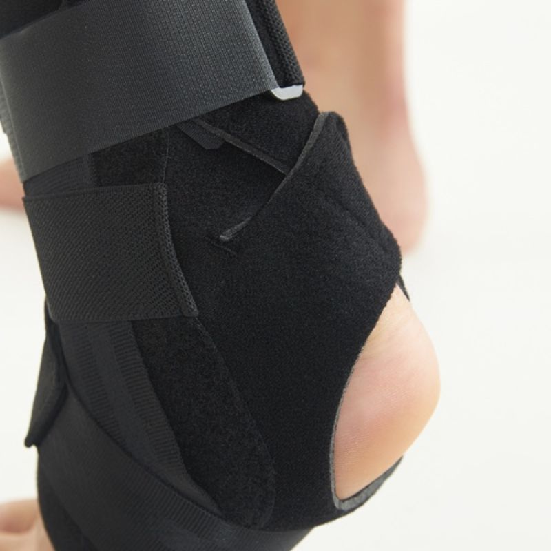 Dr. Med Cross Strap Ankle Support With Stays Extra A002-1 Large Left