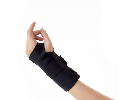Dr. Med Elastic Wrist Palm Splint With Silicone Heel Pad Left W051 Large