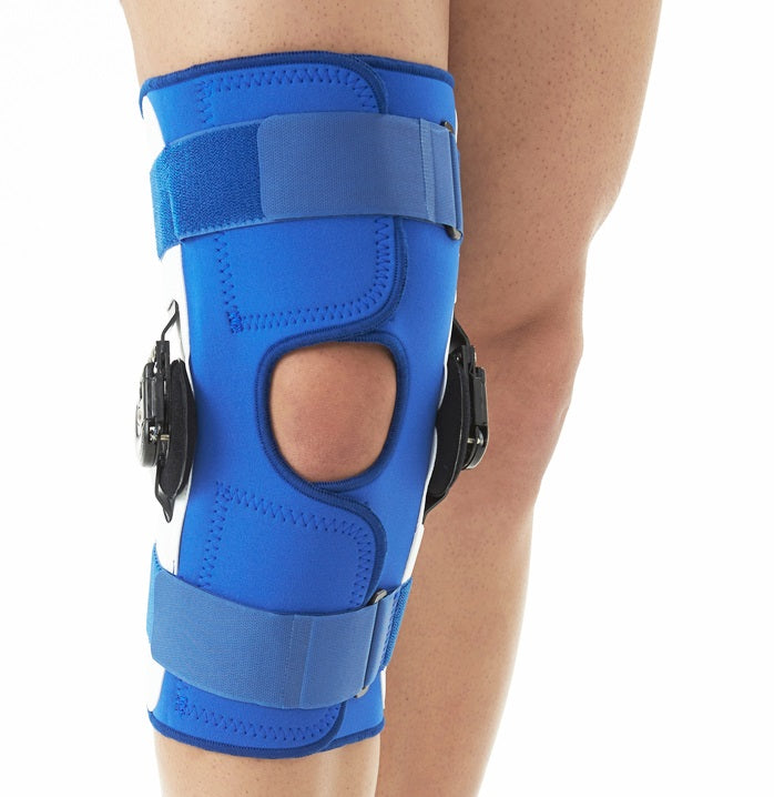 دعامة ركبة Dr. Med K016 Rom بقفل قرصي قصير جدًا مقاس X-Large