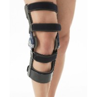 Dr. Med Post Operative Rom Knee Brace With Revolving Dial Lock Left K017 Medium