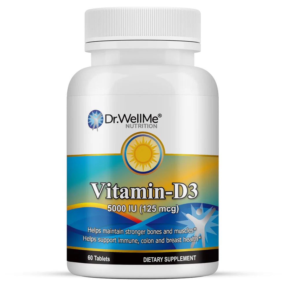 Dr. Wellme Vitamin-D3 5000 Iu (125 Mcg) Tablet 60'S