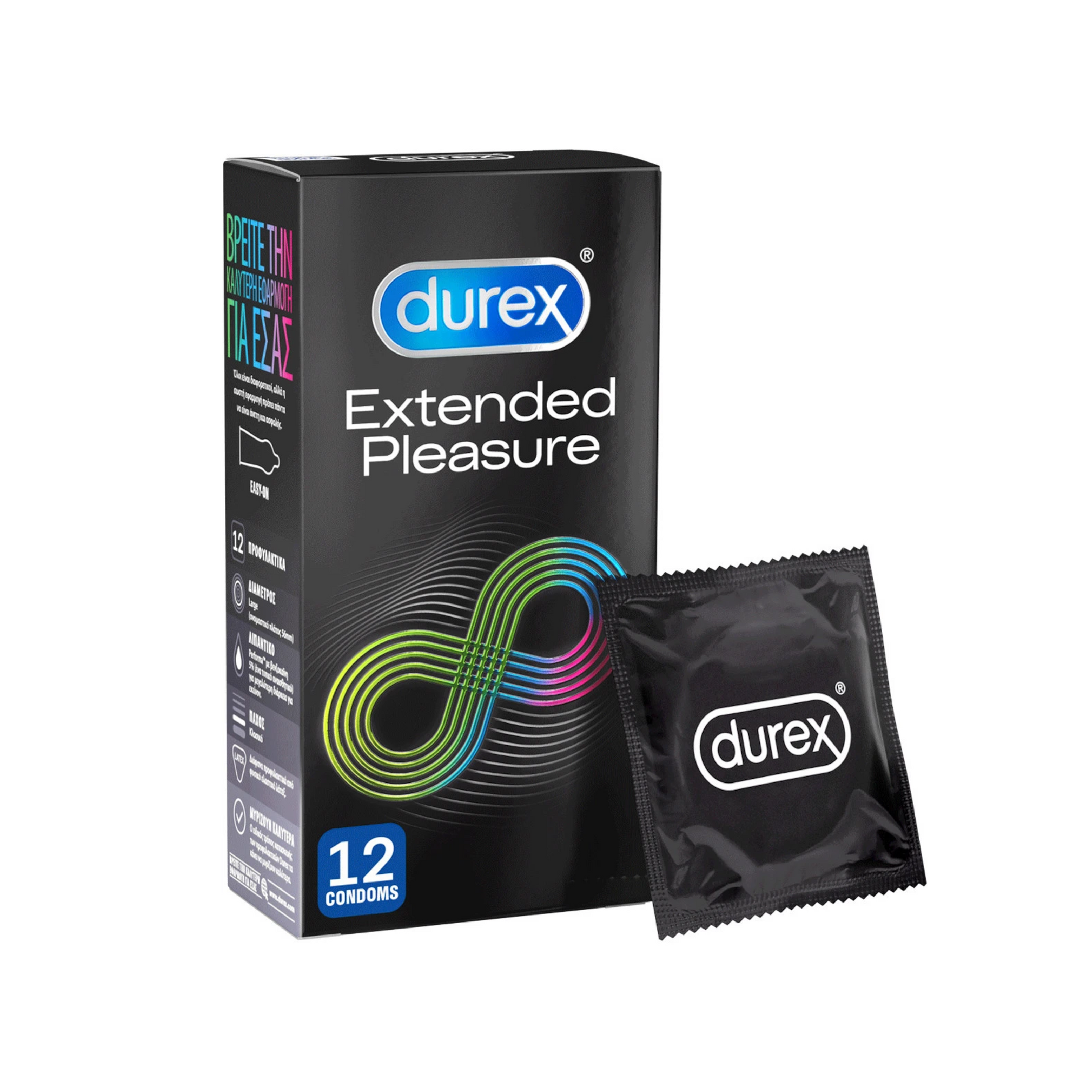 Durex Extended Pleasure Condoms 12'S
