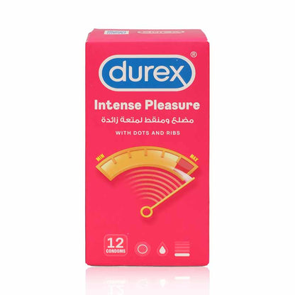 Durex Intense Pleasure Condoms 12'S