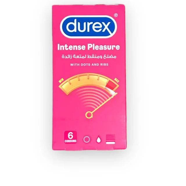 DUREX INTENSE PLEASURE CONDOMS 6'S