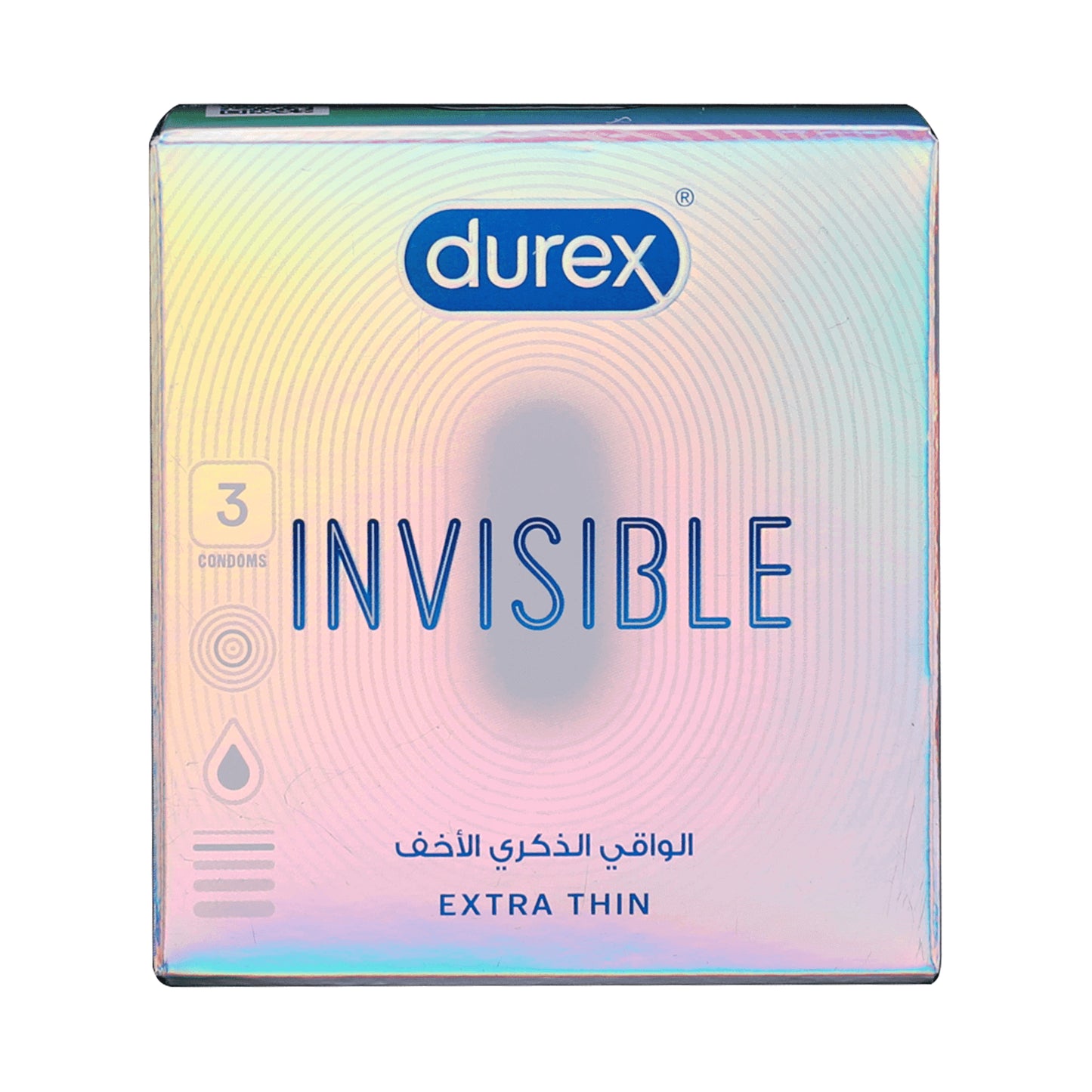 Durex Invisible Extra Thin Condom 3'S  Raf Pharmacy