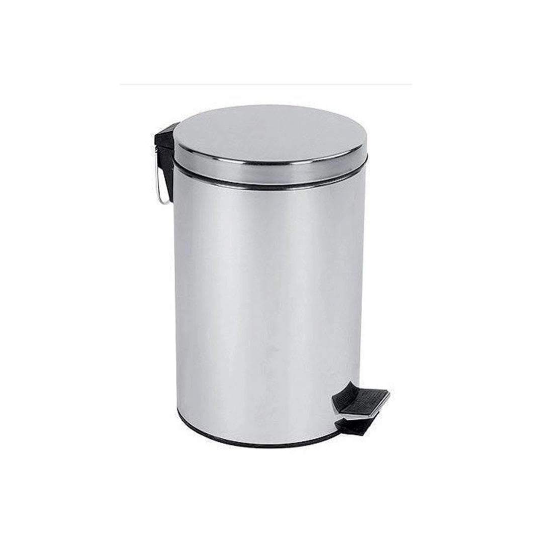 Dust Bin With Pedal Stainless Steel 12ltr