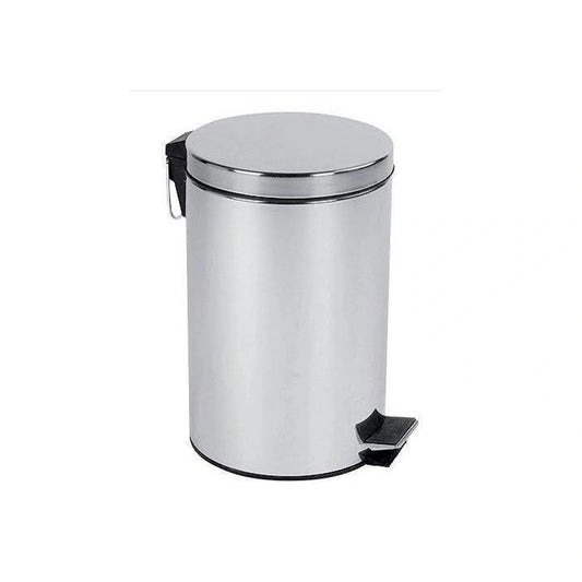 Dust Bin With Pedal Stainless Steel 12ltr