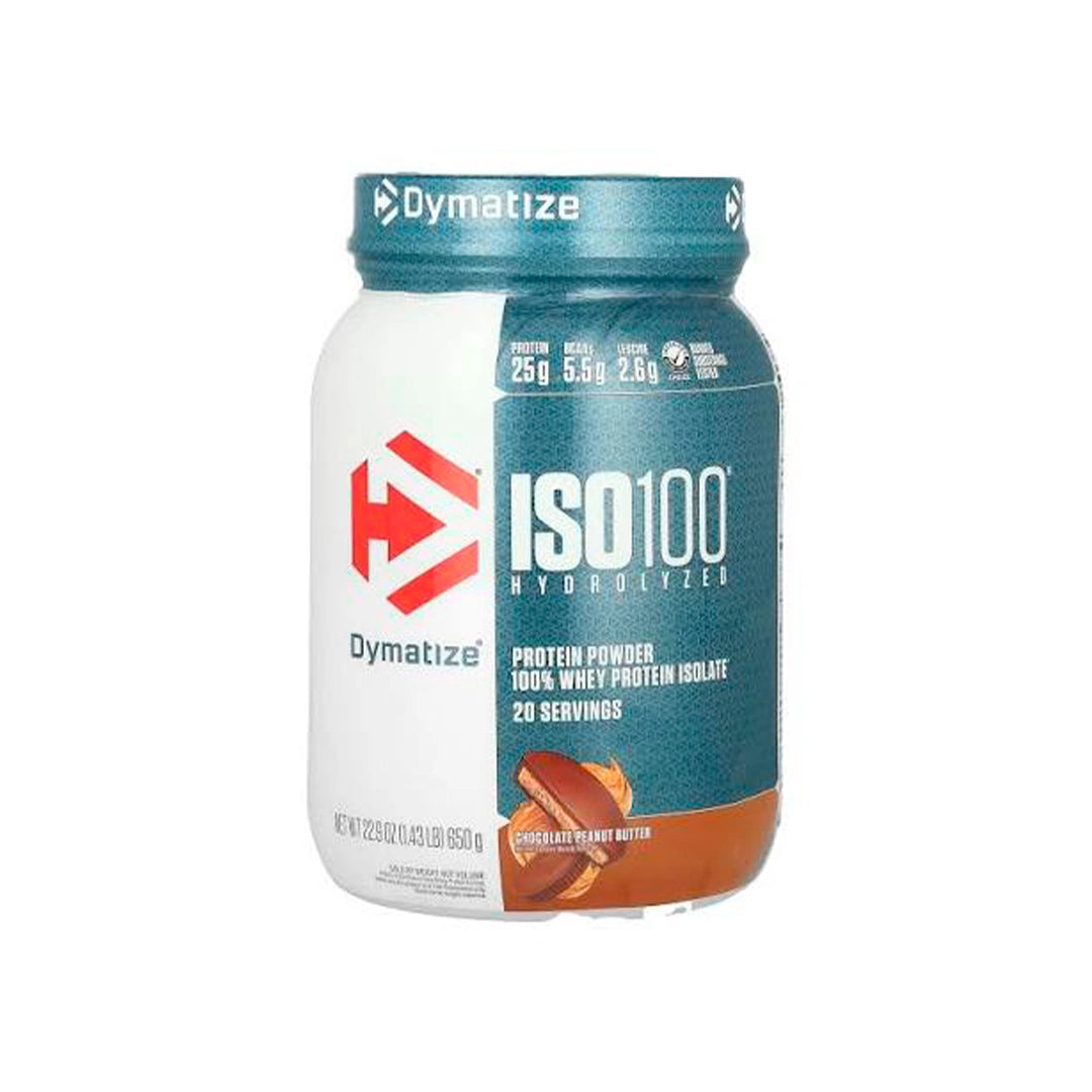 Dymatize Iso 100% Whey Protein Powder Chocolate Peanut Butter 1.43lb(650g)