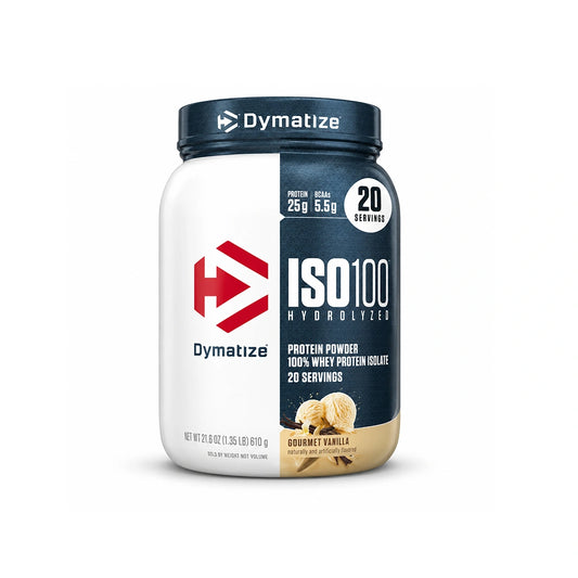 Dymatize Iso 100% Whey Protein Powder Gourmet Vanilla 1.34lb (610g)