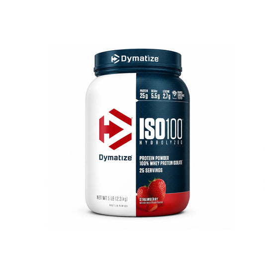 Dymatize Iso 100% Whey Protein Powder Strawberry 1.34lb (610g)