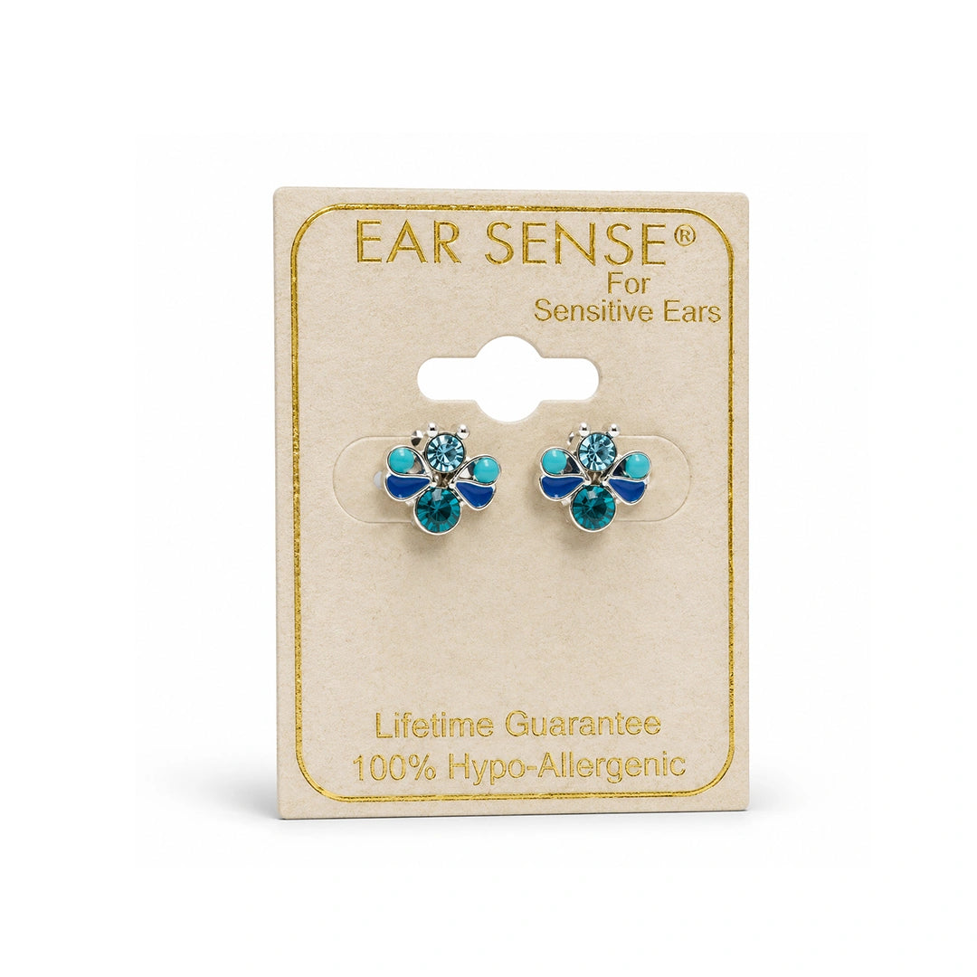 Ear Sense K22 Silver Turquoise Bee