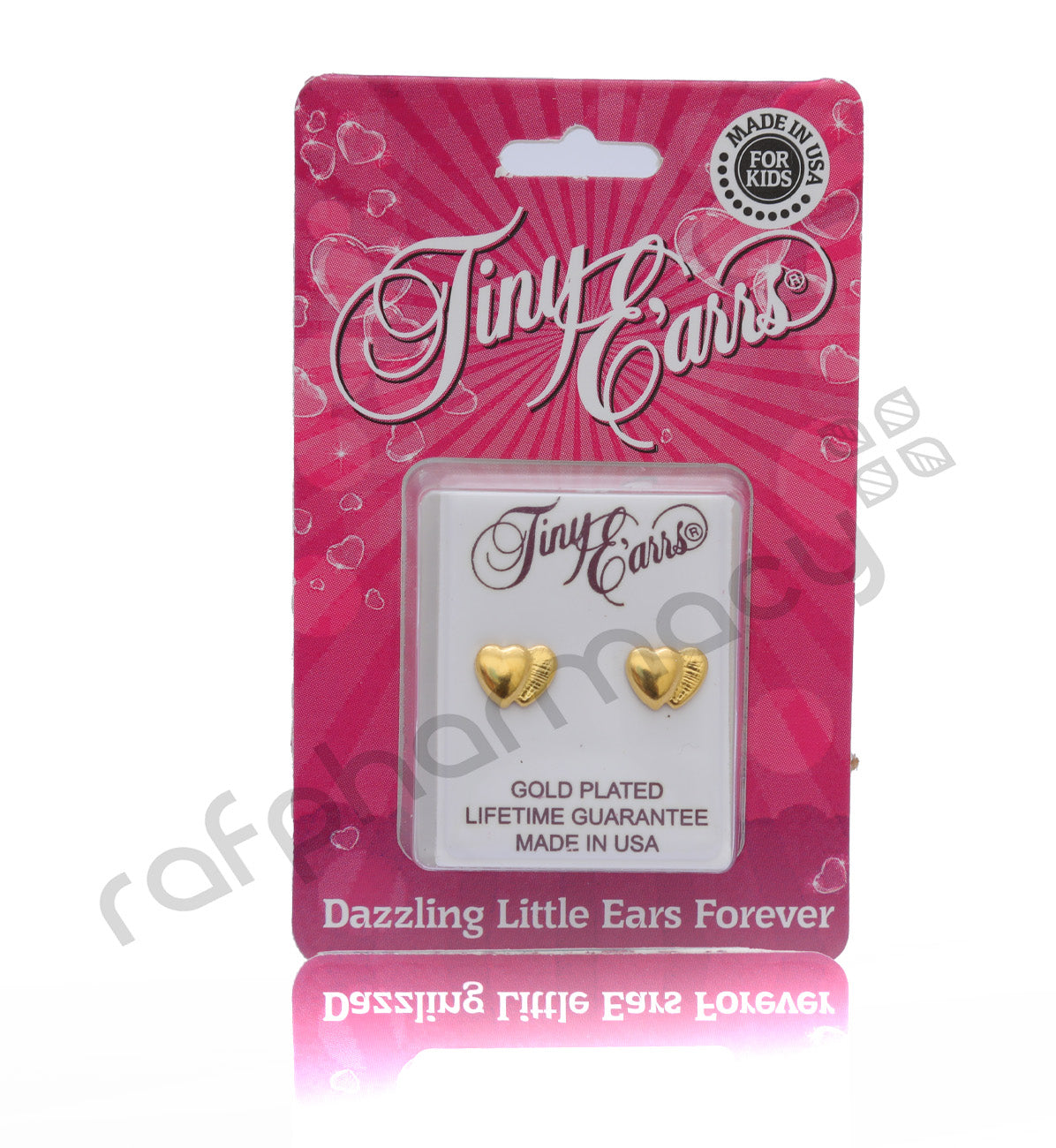 EARRS DOUBLE HEART STUDS