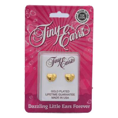 أقراط على شكل قلب مزدوج