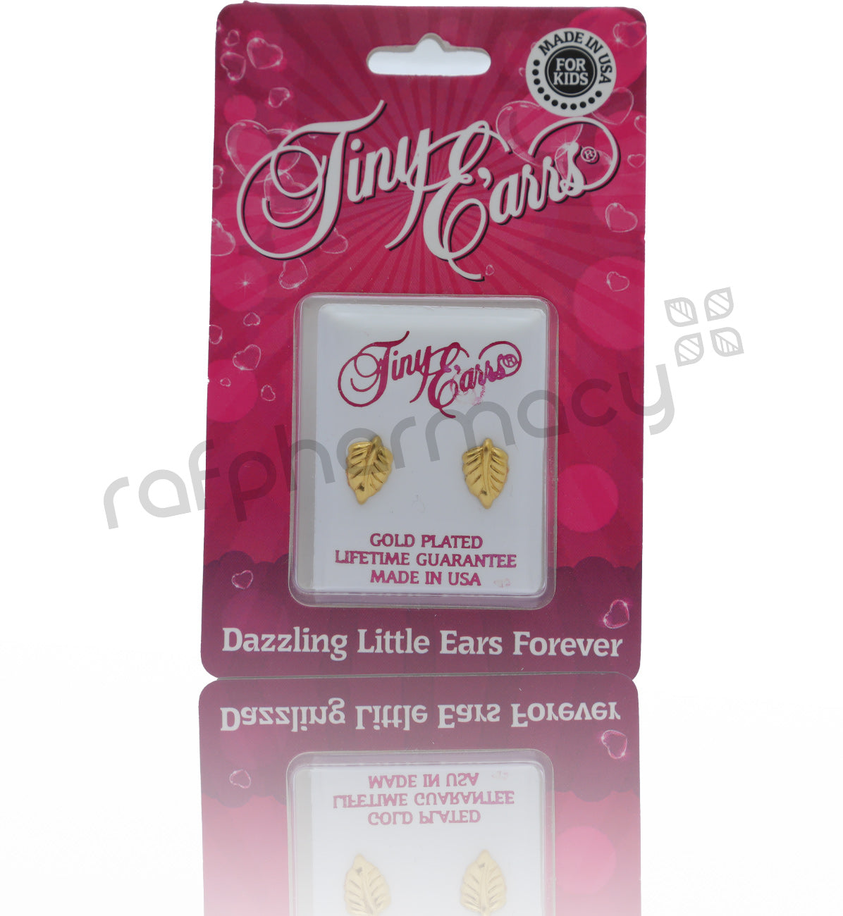 EARRS TE103 ELM LEAF STUDS