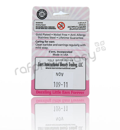 EARRS TE109-11-4MM TIFFANY NOVEMBER GOLD
